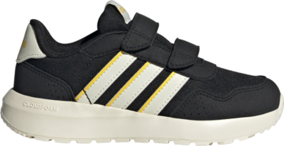 adidas Run 60s Core Black Off White Utility Yellow (PS) IE6436