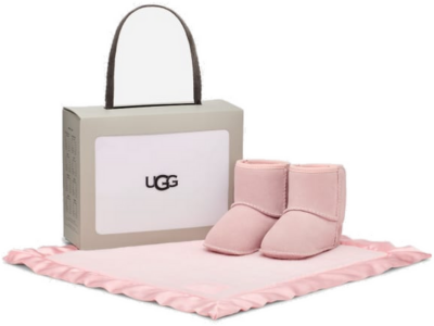 UGG Classic-laars en knuffeldekentje in Pink Seashell Pink 1157707I-SLPN