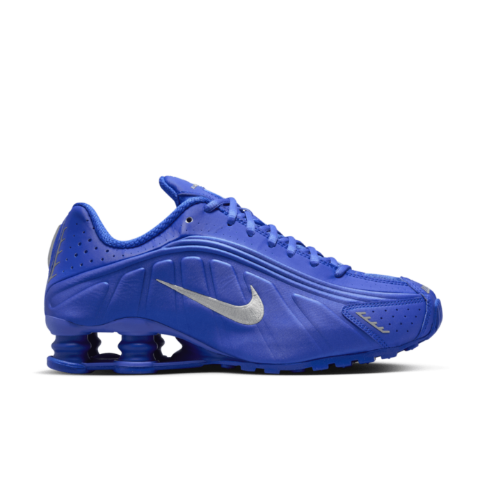 Nike Women s Shox R4 Racer Blue and Metallic Silver Racer Blue and Metallic Silver HJ7303 445