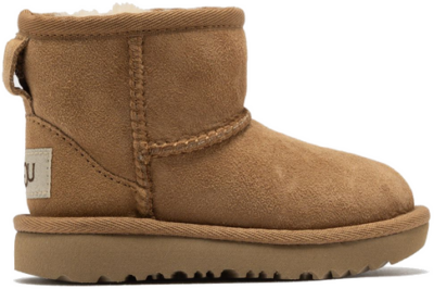UGG T Classic Mini II suu00e8de enkelboots camel Bruin Jongens/Meisjes Suede