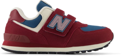 New Balance Kinderen 574 HOOK & LOOP in Blauw, Leather, Blauw PV574RBB