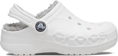 Crocs Toddler Baya Lined Klompen Kinder White / Light Grey White/Light Grey 207501-11H-C7