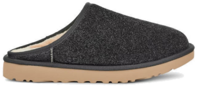 UGG Classic Shaggy Suede-instapper voor heren  in Grey Dark Grey 1153104-DGRY