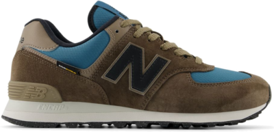 New Balance Unisex 574 in Zwart, Leather, Zwart U574SOB