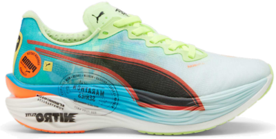 PUMA Deviate Nitrou00e2u0084u00a2 Elite 3  Women, Nitro Blue/Fizzy Apple Nitro Blue,Fizzy Apple 310198_01