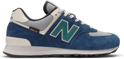 New Balance Unisex 574 in Groente, Leather, Groente U574SOA