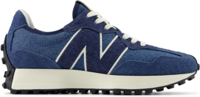 New Balance Dames 327 in Blauw, Suede/Mesh, Blauw WS327JA