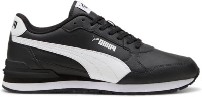 PUMA ST Runner V4 Leather Sneakers Unisex, Black/White Black,White 399068_01