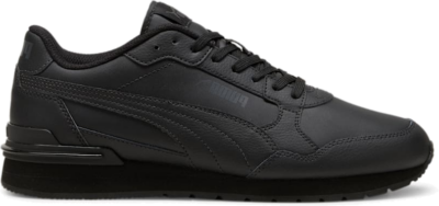 PUMA ST Runner V4 Leather Sneakers Unisex, Black/Shadow Grey Black,Shadow Gray 399068_09