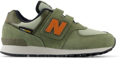 New Balance Kinderen 574 HOOK & LOOP in Groente, Leather, Groente PV574SOF