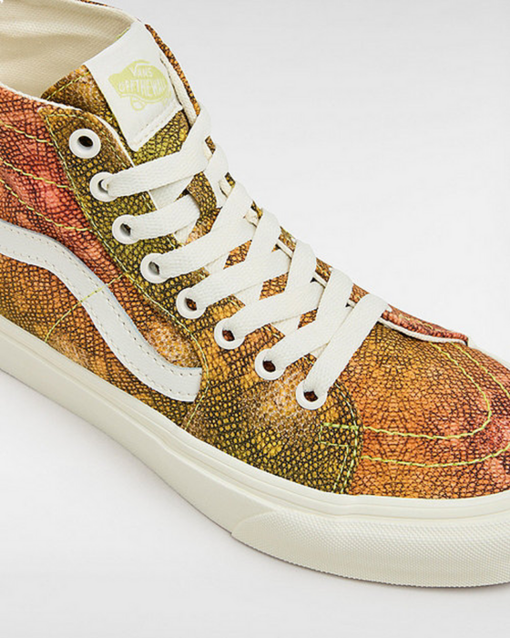 orange high top vans