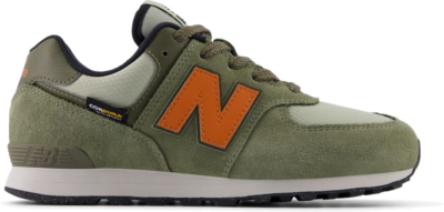 New Balance Kinderen 574 in Groente, Leather, Groente GC574SOF