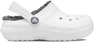 Crocs Toddler Classic Lined Klompen Kinder White / Grey White/Grey 207009-10M-C6