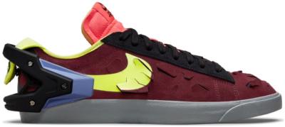 NIKE QS/TZ Nike x ACRNM Blazer Low Night Maroon/Lemon/Black – 36 Multi 108299-31