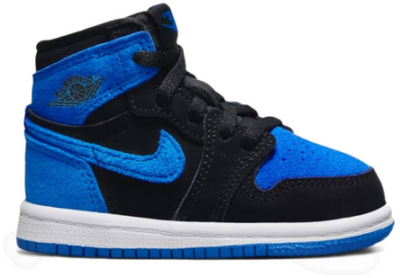 Jordan Brand Jordan 1 Retro High ‘Royal Reimagined’ (Toddler) BLACK/ROYAL BLUE-WHITE – 22 Black 111880-11