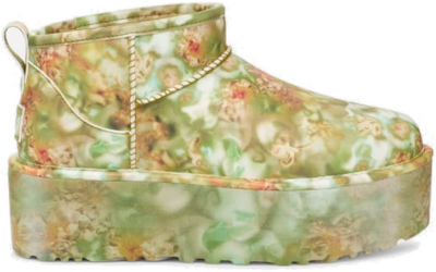 UGG CS Ultra Mini Platform in Green Floral Green Floral 1170937-GRNF