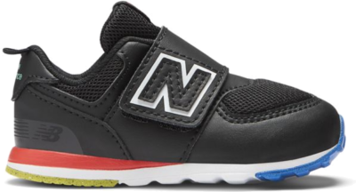 New Balance Kinderen 574 NEW-B HOOK & LOOP in Zwart, Leather, Zwart NW574KIF