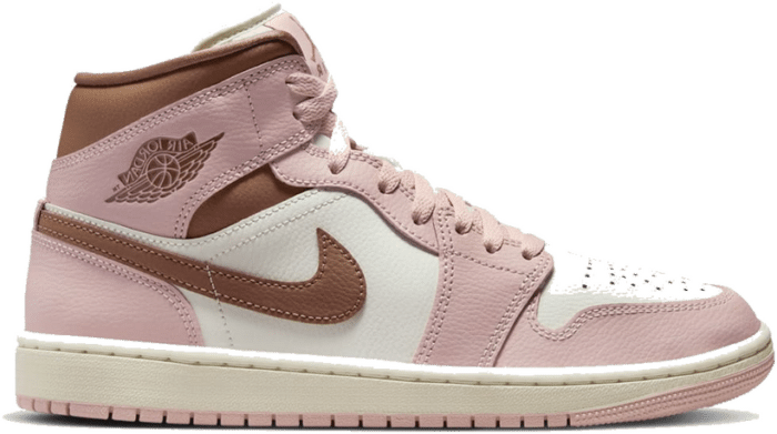 Jordan Aj1 Mid Pink BQ6472-620