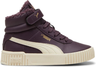 PUMA Carina 2.0 Mid Winter Sneakers Kids, Midnight Plum/Alpine Snow/Gold Midnight Plum,Alpine Snow,Gold 387382_06