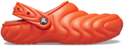 Crocs Classic Lined Overpuff Klompen Unisex Lava Lava 210059-84J-M4W6