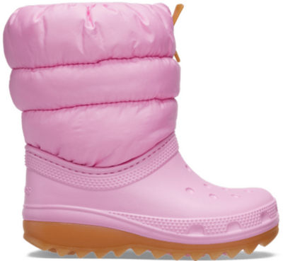 Crocs Classic Neo Puff Boot Laarzen Kinder Pink Tweed / Gum Pink Tweed/Gum 207684-6XQ-C11