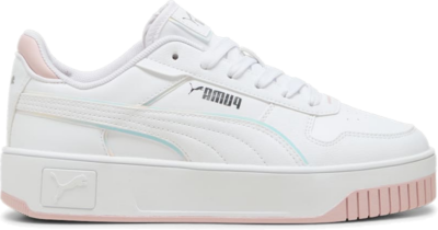 PUMA Carina Street Holo 2.0 Sneakers Youth, White/Mauve Mist 398284_01