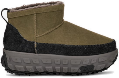 UGG Venture Daze Ultra Mini-laars in Green Burnt Olive/Charcoal 1158200-BLVC