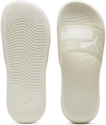 Puma Popcat 2.0 Animal Fever Slides Unisex, White, Size 46,  398495_01