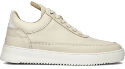 Lage Top Org Sue Sneakers Beige Filling Pieces ; Beige ; Dames Beige