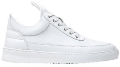 Low Top Ripple Nappa White Filling Pieces ; White ; Heren White