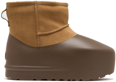 UGG WMNS CLASSIC MINI PUMPED MOLDED women Boots brown brown 1158370-CHE