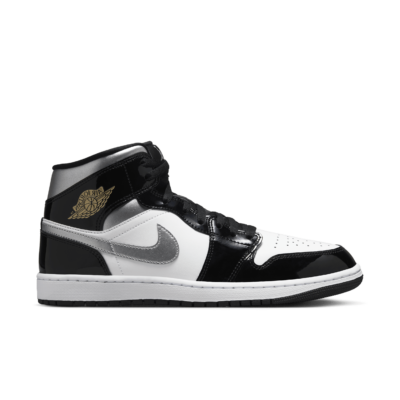 Jordan Aj1 Mid Heren Schoenen Black HV0789-010