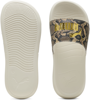 Women’s Puma Popcat 20 Snake Chic Slides, White, Size 42,  401706_02
