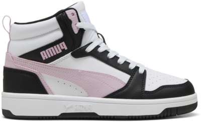 Puma Rebound Sneakers, White, Size 35.5, White,Rose Mauve,Black 392326_38