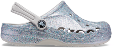 Crocs Toddler Baya Glitter Klompen Kinder Silver Silver 207014-040-C6