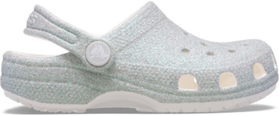 Crocs Classic Clog Glitter Infant – Silver – Kind, Silver Silver
