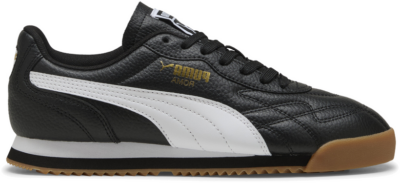 Puma Roma Anniversario Sneakers, Black, Size 37, Black,White,Gold 397720_02
