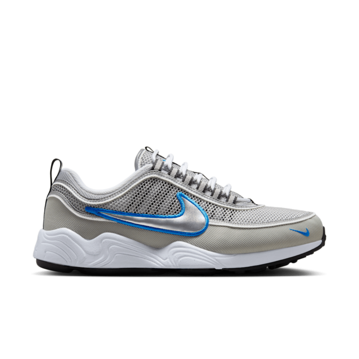 Nike Air Zoom Spiridon ‘Metallic Silver and Signal Blue’ HF9117-003