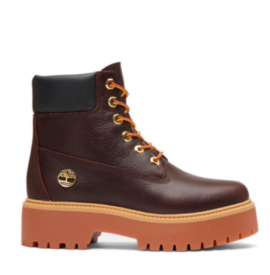 Timberland Stone Street 6 Inch Lace Up Waterproof Boot Brown 42 – DARK BROWN FULL GRAIN W BLACK Brown 115500-11