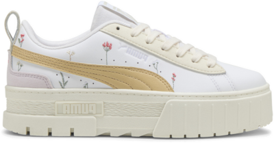 Women’s Puma Mayze Secret Garden Sneakers, White, Size 38.5, White 401262_01