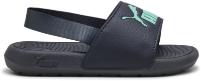 Puma Cool Cat 2.0 Backstrap Slides Babies, Blue, Size 24,  390902_08