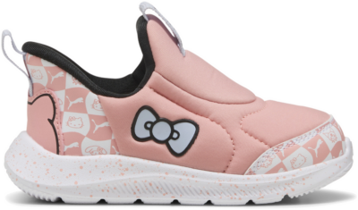 Women’s Puma x HELLO KITTY AND FRIENDS Fun Racer 2 SLIPTECHu2122 Sneakers Toddler, Pink, Size 20, Pink Fruit,Cool Weather,Black 401426_01